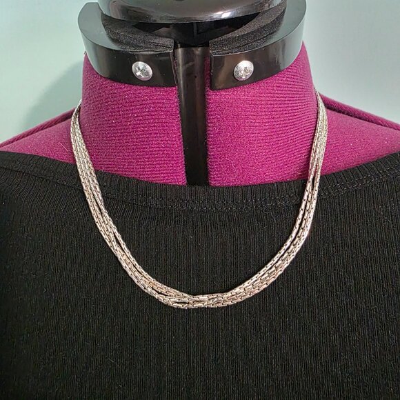 Premier Designs “Unbelievable” Necklace – Silver Filigree Rhinestone Pendant - Picture 10 of 13